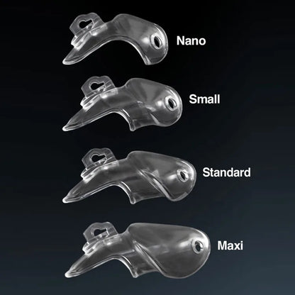 Male Resin Chastity Device,Cock Cage V3 With 4 Size Penis Ring,Cock Ring,Adult Game,Chastity Belt,A380