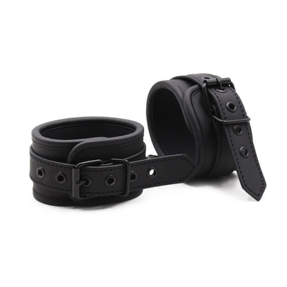 Thierry Adjustable Erotic PU Leather Handcuffs Wrist Ankle Cuffs Bondage Restraints Adult Games BDSM Sex Toys Exotic Accessories
