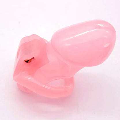 Male Resin Chastity Device,Cock Cage V3 With 4 Size Penis Ring,Cock Ring,Adult Game,Chastity Belt,A380