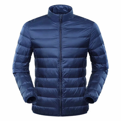 NewBang Feather Jacket Man Ultra Light Down Jacket Men Winter Coat Duck Down Windbreaker Stand Collar Parka With Carry Bag