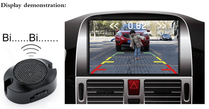 CVBS GreenYi Dual Core CPU Car Video Parking Sensor Reverse Backup Radar Assistance, Auto Parking Monitor Digital Display