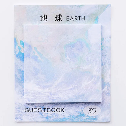 Creative Natural Dream planet Series Self-Adhesive Memo Pad N Times Sticky Notes Bookmark School Office Supply