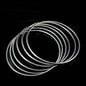 Chinese Linking Rings 6 Rings Set Magnetic Lock 30cm - Chrome Magic Tricks Magiciain Stage Illusion Gimmick Prop Mentalism Magia