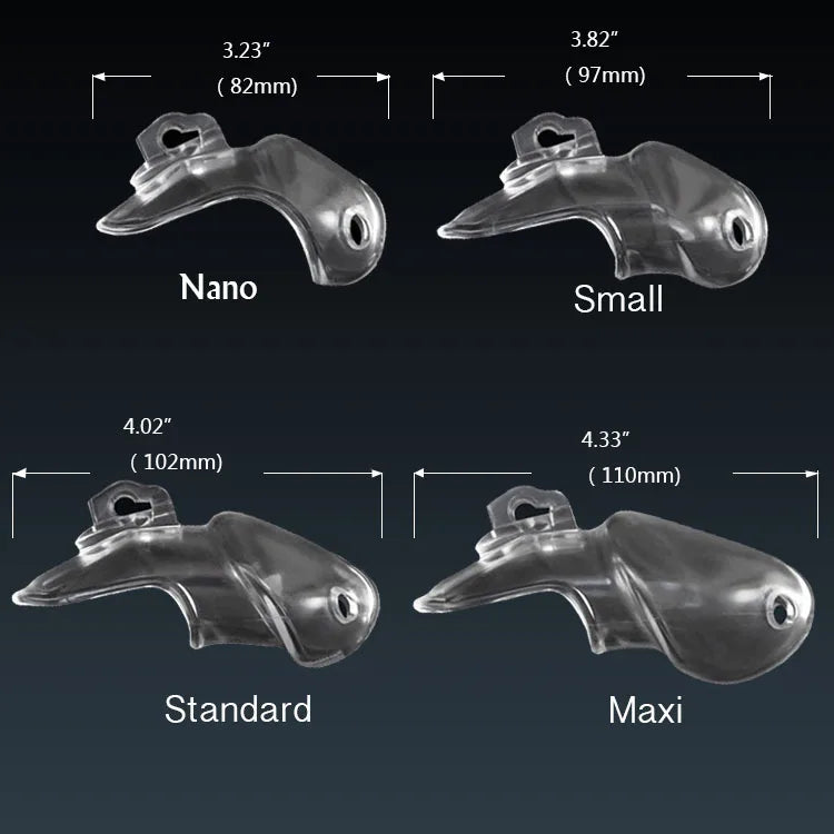 Male Resin Chastity Device,Cock Cage V3 With 4 Size Penis Ring,Cock Ring,Adult Game,Chastity Belt,A380