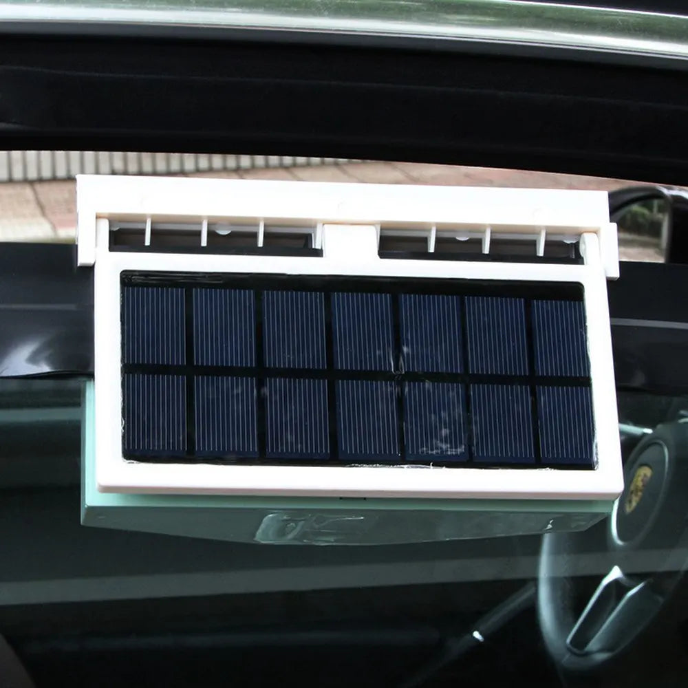 Car Window Auto Exhaust Fan Cooler Solar Powered Air Vent Cool Cooling Air Vent Conditioner Ventilator Radiator Cooling System