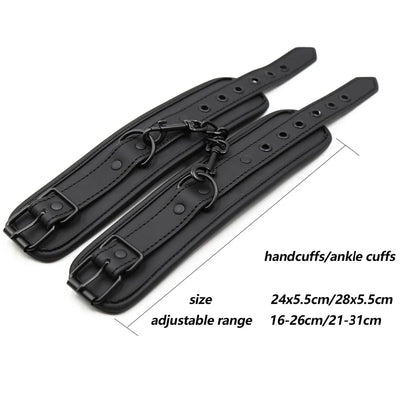 Thierry Adjustable Soft  Wrist Ankle Cuffs Handcuffs Bondage Restraints Adult Games BDSM Sex Toys Exotic Accessories