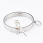 Lockable Collar BDSM 304 Stainless Steel Slave Collar Restraints Choking Ring Slave Bdsm Necklace Bondage Sex Toys For Women Man