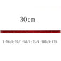TUTU high quality colorful 15cm aluminum triangular scale ruler aluminum 1:20 - 1:600 alloy metal scale regua desenho H0003