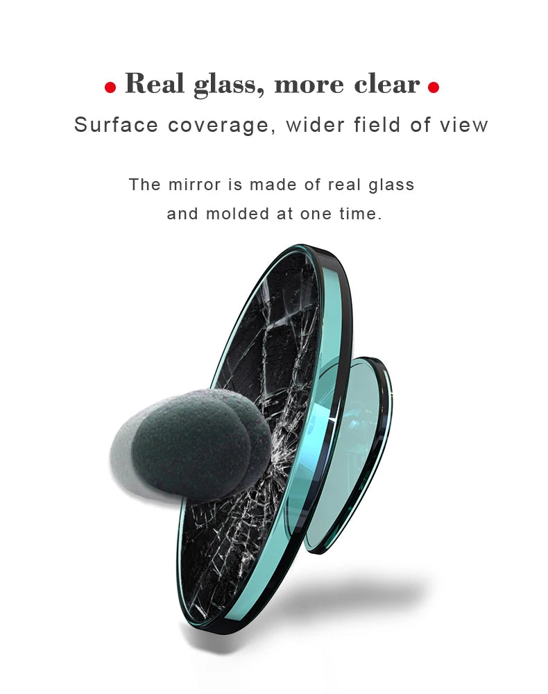New Arrival 1 Pair Car Blind Spot Mirror Adjustable 360 Degree Rotatable Wide Angle Mirror Car waterproof Rear View Mirror