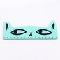 1 Pcs Lytwtw's Cute Kawaii Black Cat Kitten Straight Ruler Wooden Tools Cartoon Sewing Drawing Office School Stationery supplies