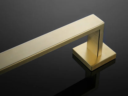 Gold Brushed Bathroom Accessories Hardware Towel Bar Rail Toilet Paper Holder Towel Rack Hook Soap Dish Toilet Brush