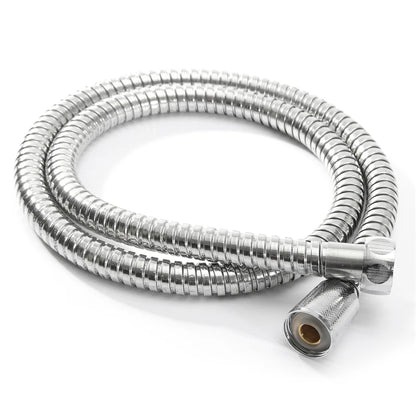 Gold 1.5/2 Meters G1/2 Inch High Quality Flexible Shower Hose Stainless Steel Chrome Bathroom Water Head Shower Extension Pipe