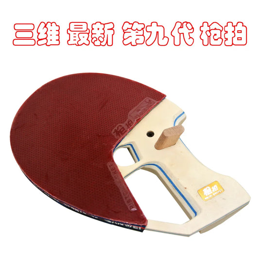 SANWEI 9th Generation Pistol   Table Tennis Raclet/ ping pong racket / table tennis bat  Free Shipping