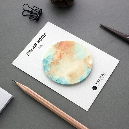 Creative Natural Dream planet Series Self-Adhesive Memo Pad N Times Sticky Notes Bookmark School Office Supply
