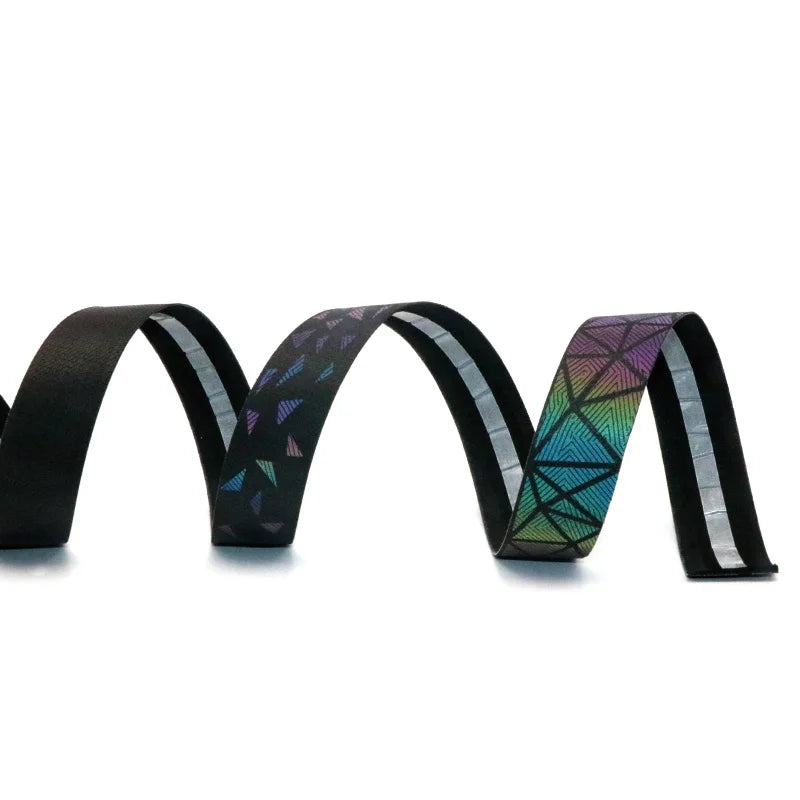 Bicycle Handlebar Tape Change Color Reflective PU+EVA Leather Dimming Sticker Belt Mountain Bike Anti-Vibration Handle Bar Tapes