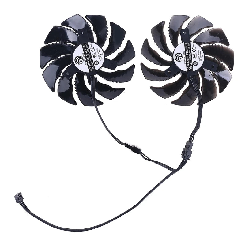 1/2pcs 88mm PLD09210S12HH 4Pin Cooling Fan for Gigabyte GeForce GTX 1660 1660Ti Graphics Card Cooler Fan A0NC