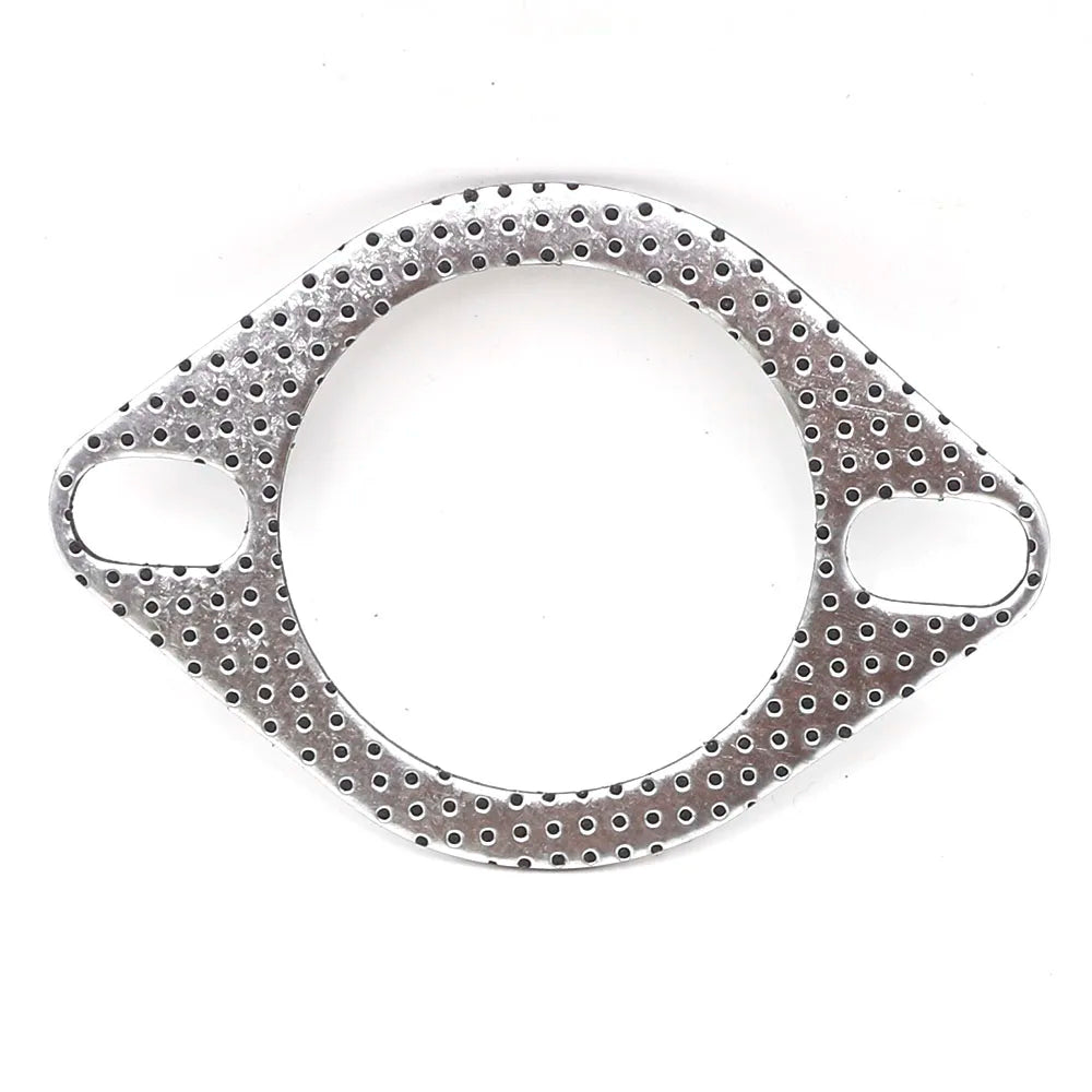 5pcs/Lot  2.5 inch=63mm Car Engine Exhaust Gasket Universal Exhaust Pipe Gasket With Two Holes