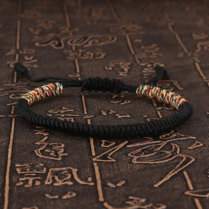 Tibetan Buddhist Bracelet Unisex Handmade Braided King Kong Knot Colorful String Bracelets for Women Men Lovers Lucky Jewelry