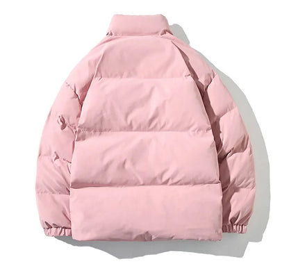 Winter Jacket Men Parkas Thicken Warm Coat Mens Stand Collar Solid Color Casual Parka Women Fashion New Streetwear 5XL