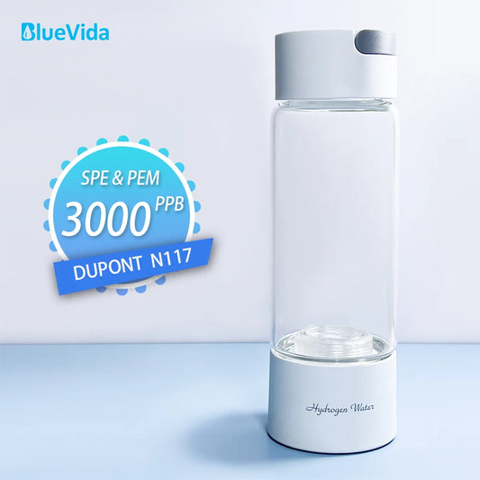 Didelis vandenilio kiekis (iki 3000 ppb) vandenilio vandens generatorius DuPont N117 SPE/PEM su kvėpavimo inhaliacijos įrenginiu, savaiminio išsivalymo funkcija