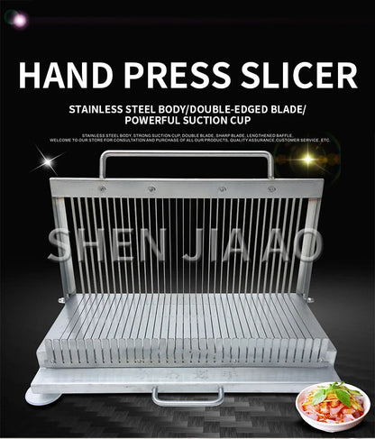 Multi-function Slicing Hand Pressure Thickened Stainless Steel Double-blade Sharp Manual Slicer Vegetable Cooked Food Slice