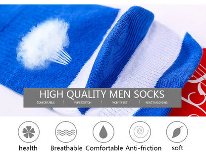 5Pairs / lot Summer Men Socks Cotton Five-finger Male short Socks High Quality