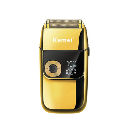 Kemei 2 in 1 Electric Shaver Men Electric Razor Rechargeable Beard Shaver Floating Hair Trimmer Face Care Beard Shaving Machine