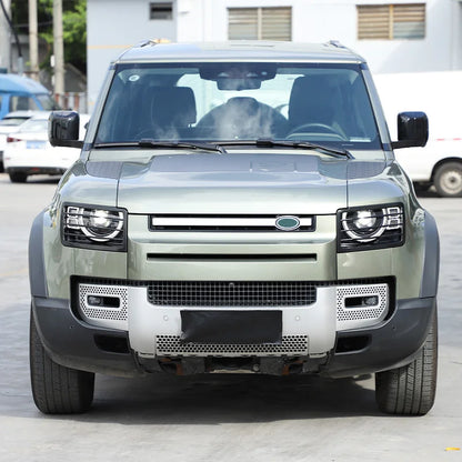 For Land Rover Defender 2020-2026 Stainless Steel Headlight Protection Net Cover Exterior Decoration Modification Accessories