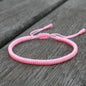 Tibetan Buddhist Bracelet Lucky Handmade Braided Adjustable King Kong Knot Red Thread Charm Bracelets for Women Men Couple Lover