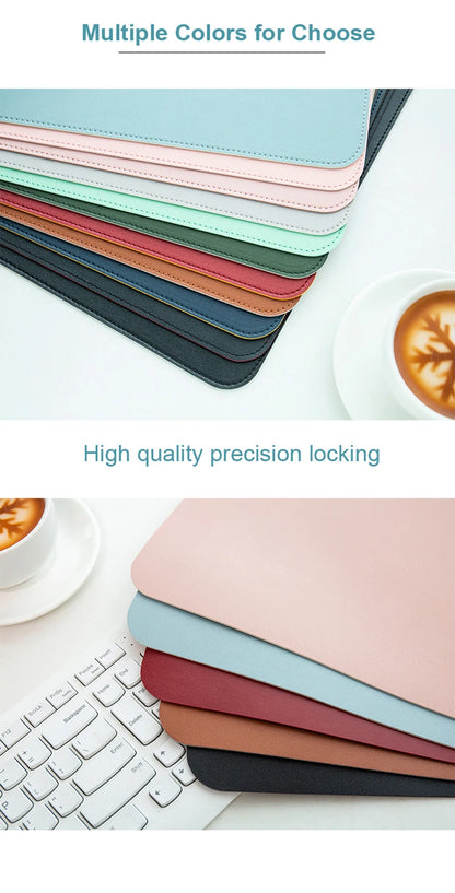 Large Computer Mouse Pad Gaming MousePad Waterproof PU Leather Mouse Mat Gamer XXL Mause Carpet PC Desk Mat keyboard pad