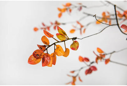 110cm Single Feel Autumn Leaf Plant Bouquet Artificial Flowers Plastic Floor Wedding Arrangement Withered Rattan decoration