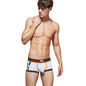 SEOBEAN Men's Low-Rise Boxer Briefs Cotton Underwear Soft Breathable Comfortable Shorts for Daily Casual Wear