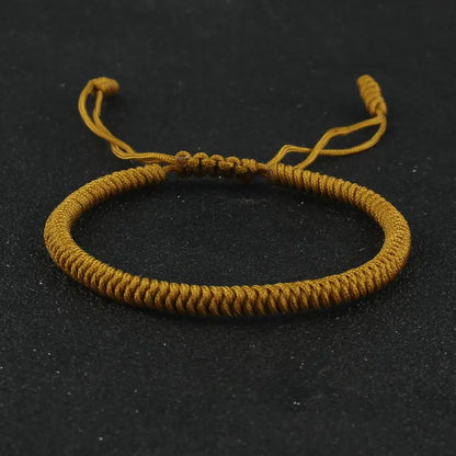 Tibetan Buddhist Bracelet Lucky Handmade Braided Adjustable King Kong Knot Red Thread Charm Bracelets for Women Men Couple Lover