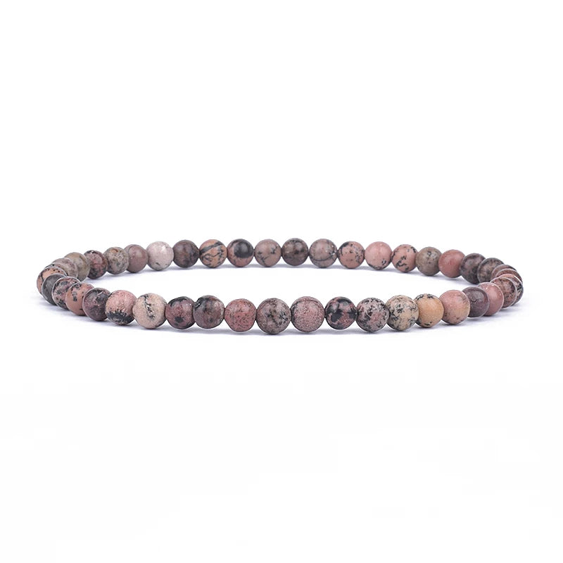 4mm 6mm Mini Energy Charm Bracelet Natural Stone Beads Yoga Healing Bracelet Jewelry for Women Men Best Friend Gift Dropshipping