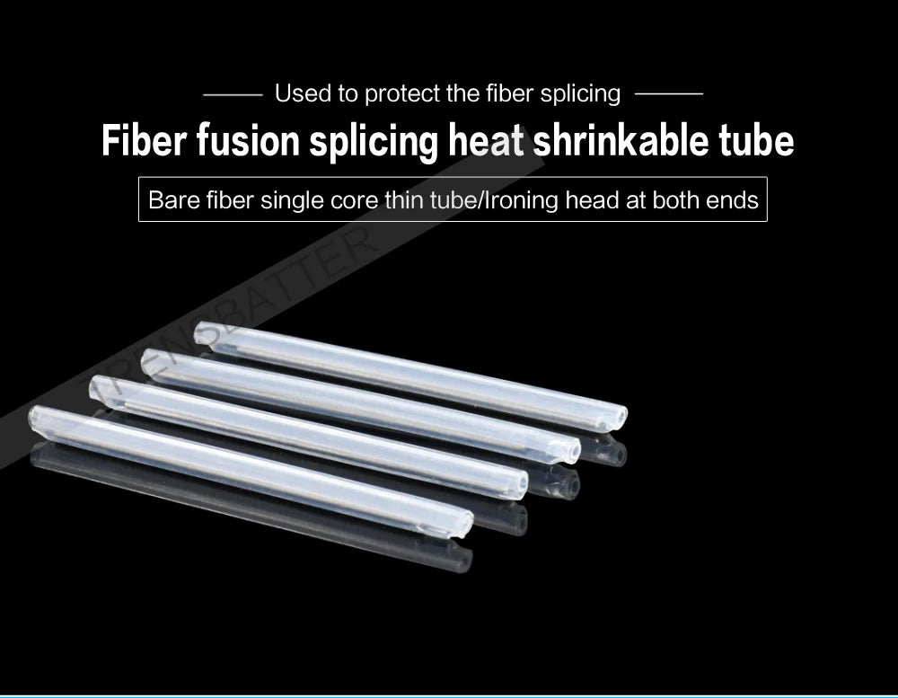 500/1000pcs 40mm 45m 60mm Fiber Optic Fusion Protection Splice Sleeves Heat Shrink Tube Fiber Optic Hot Melt Tube optic smouve