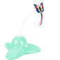 Electric Automatic Rotating Cat Toy Colorful Fluttering Butterfly Shape Funny Kitten Puppy Interactive Playing Toys Accessories