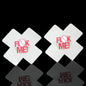 KISS ME Women Sexy Nipple Covers Red Heart Star Cross 5Pairs Adhesive Pads Body Breasts Stickers Milk Paste Chest Paste UnBra