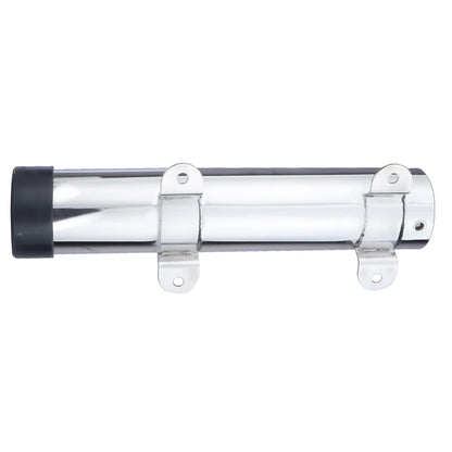 2 pieces 10" long side mount fishing rod holder stainless steel rod seat for marine boat yacht
