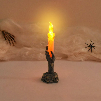 Halloween Led Candles Skeleton Ghost Hands LED Light Happy Halloween Party Home Decoration Supplies Haunted House Horror Props