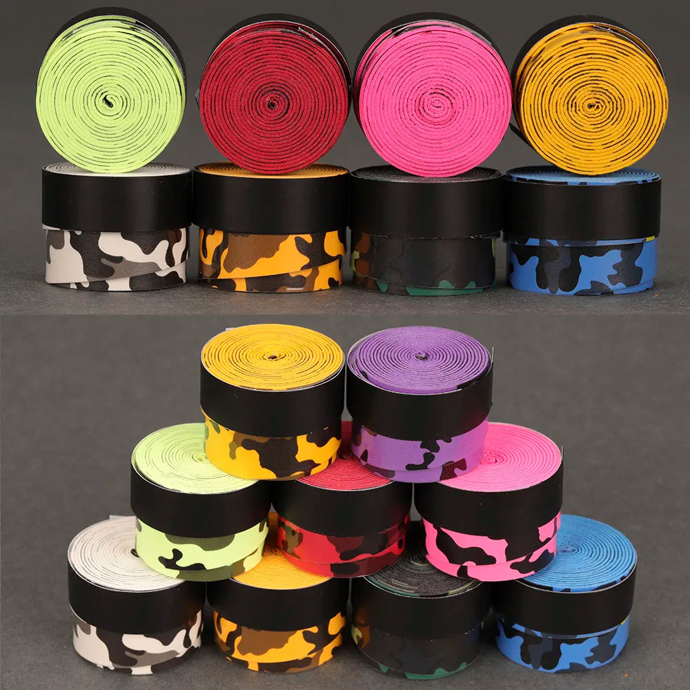 60 PCS Tennis Racket Overgrips Padel Over Grips Badminton Over Grips Sweat Absorbed Wraps Tapes Grips Sweatband