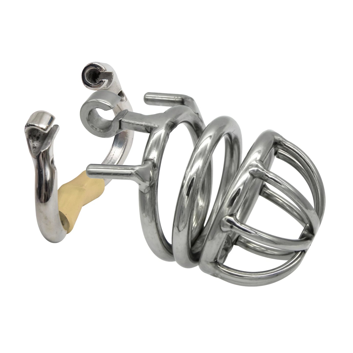 Ergonomic Stainless Steel Stealth Lock Male Chastity Device,Cock Cage,Penis Lock,Cock Ring,Chastity Belt,S054