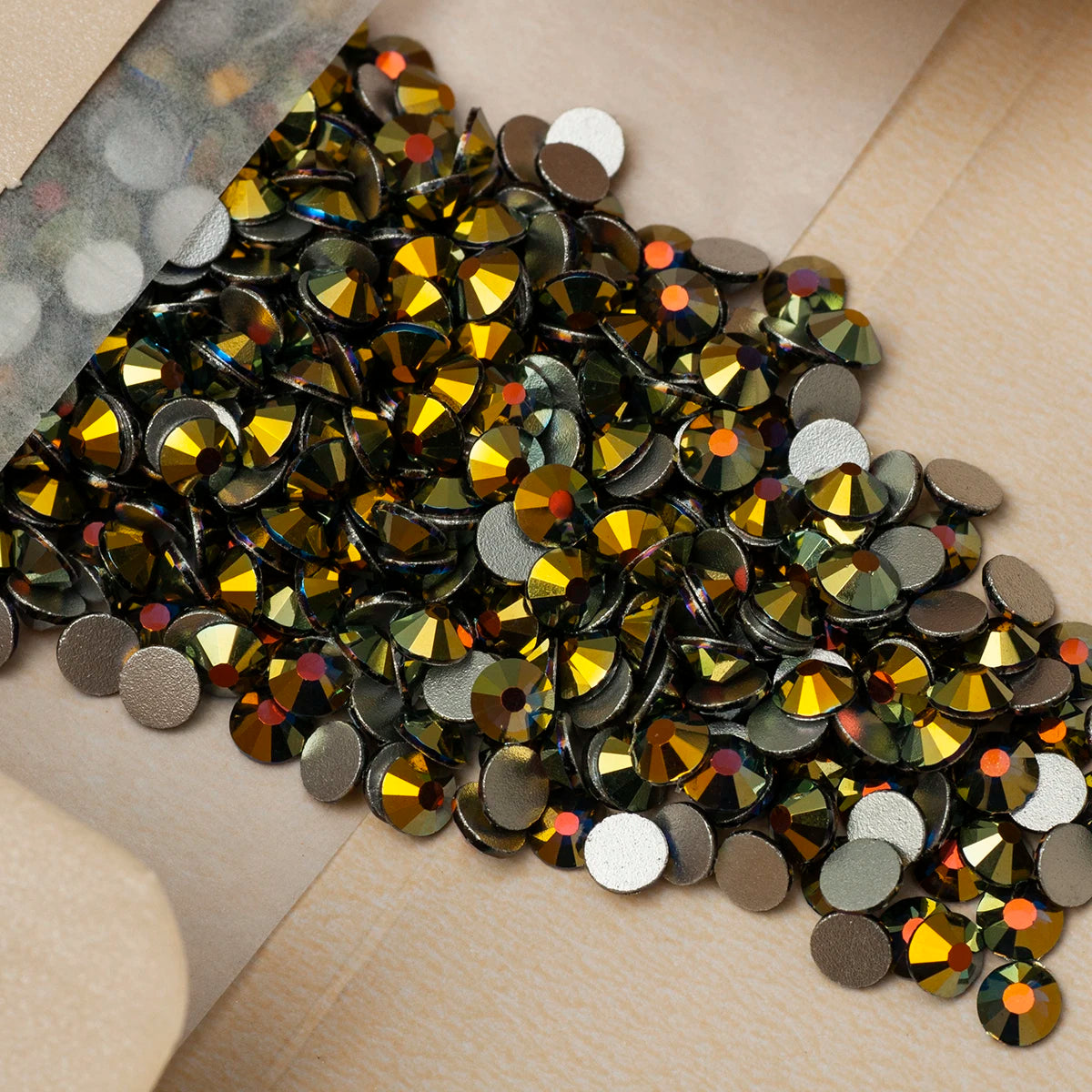 YANRUO 2058NoHF All Color SS16-SS30 Non Hot Fix Sewing Rhinestones Glass Crystal 3D Nail Art Rhinestones For Dress Clothes