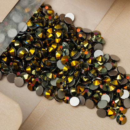 YANRUO 2058NoHF All Color SS16-SS30 Non Hot Fix Sewing Rhinestones Glass Crystal 3D Nail Art Rhinestones For Dress Clothes