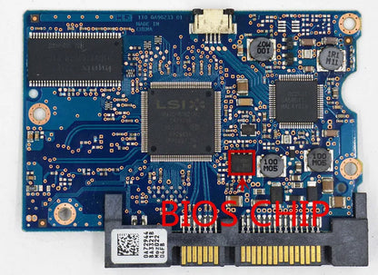 220 0A90233 01 110 0A90233 01 Hitachi IBM Desktop Hard Disk Circuit Board White Label: 0A72947, 0A72944, 0A72937, 0A71336, 0A713