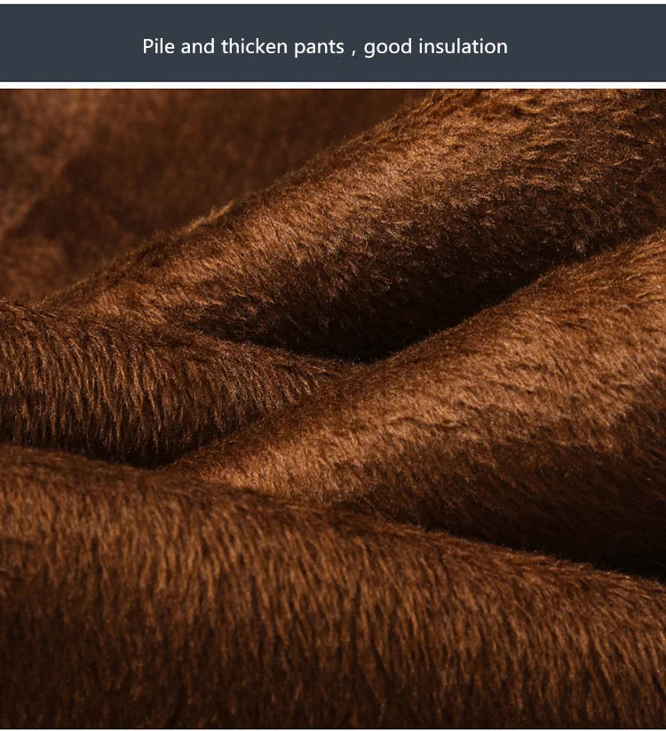 2023 New Men Activities Warm Jeans High Quality Famous Brand Autumn Winter Jeans warm flocking warm soft men jeans