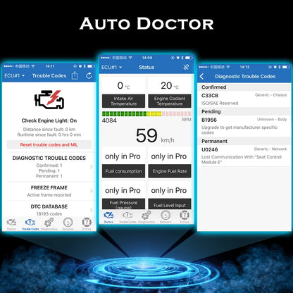 Viecar ELM327 V1.5 PIC18F25K80 Bluetooth 4.0 For IOS Android ELM 327 V 1 5 Car OBD 2 OBD2 Diagnostic Scanner Tools Code Reader