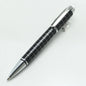 Baoer 79 Rollerball /Ballpoint Pen  Black Matte Silver Line Rotating Crystal Cover Office School Supplies Writing