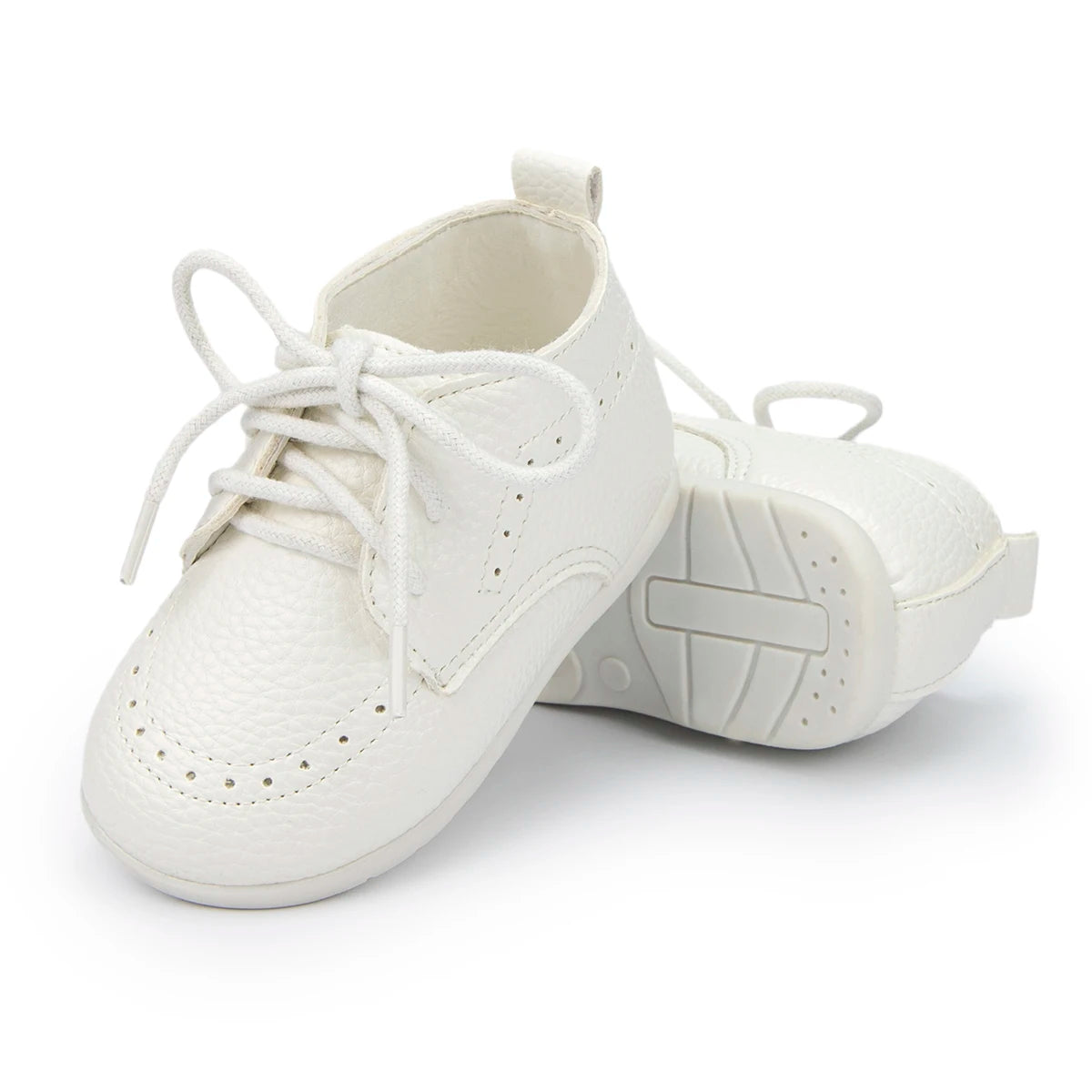 Baby Retro Leather Shoes Boy Girl Shoes Toddler Rubber Sole Anti-slip First Walkers Newborn Infant Moccasins Baby Crib Shoes