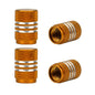 4Pcs/Lot Tire Stem Valve Caps Aluminium Car Dustproof Caps Tire Wheel Stem Air Valve Caps