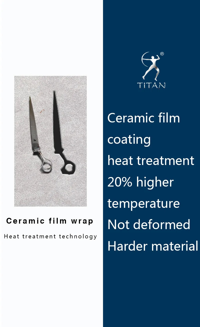 TITAN Professional Laser Wire Hair Scissors Haircut Scissor Cut Barber Cutting Shears Hairdresser Scissors JP 440C Steel 6 Inch